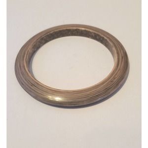 Slim, Beige & Taupe w/ Brown Marble Striations Bakelite Bangle Bracelet